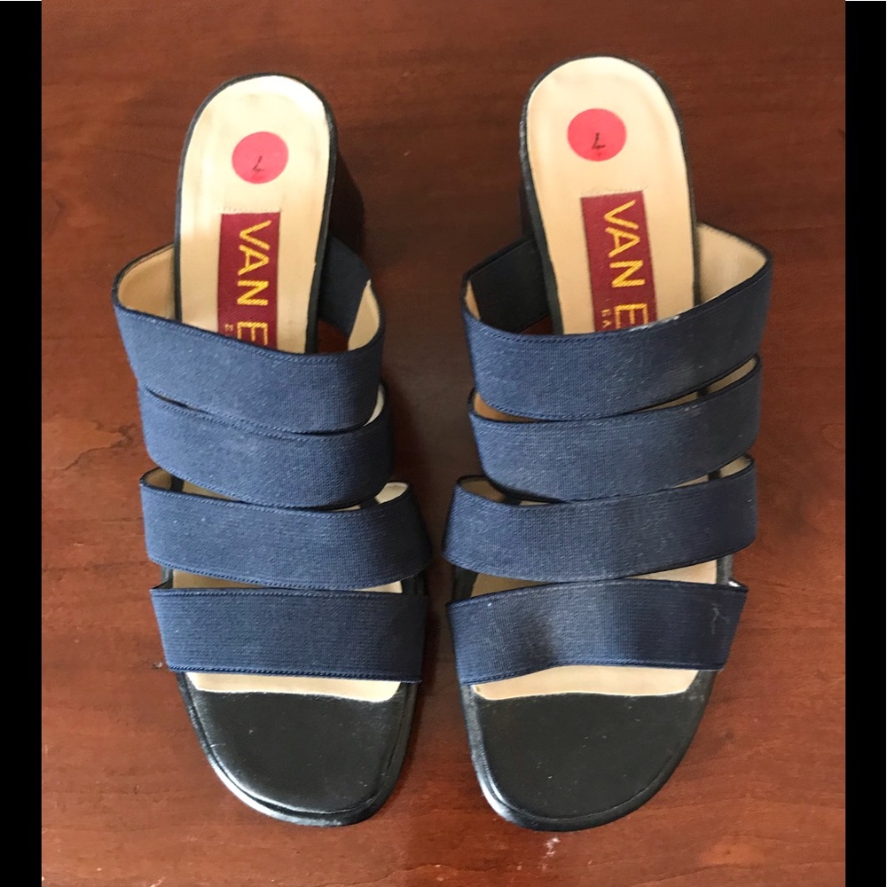 Closeout! Vaneli Navy Sandals